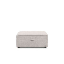 Boutique Collection - Blenheim Large Storage Stool - Darwin Silver