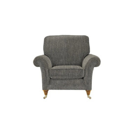 Parker Knoll - Burghley Fabric Armchair - Metric Charcoal