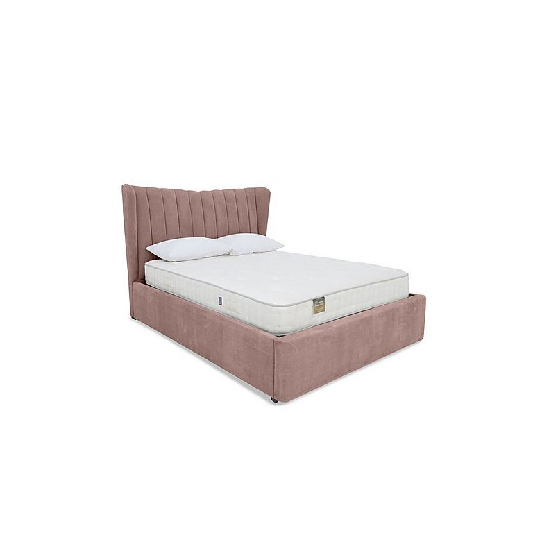 Highgrove - Bourne Electric Ottoman Bed Frame - Small Double - Aston Blush