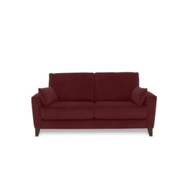 Brondby 2 Seater Fabric Sofa - Burgundy