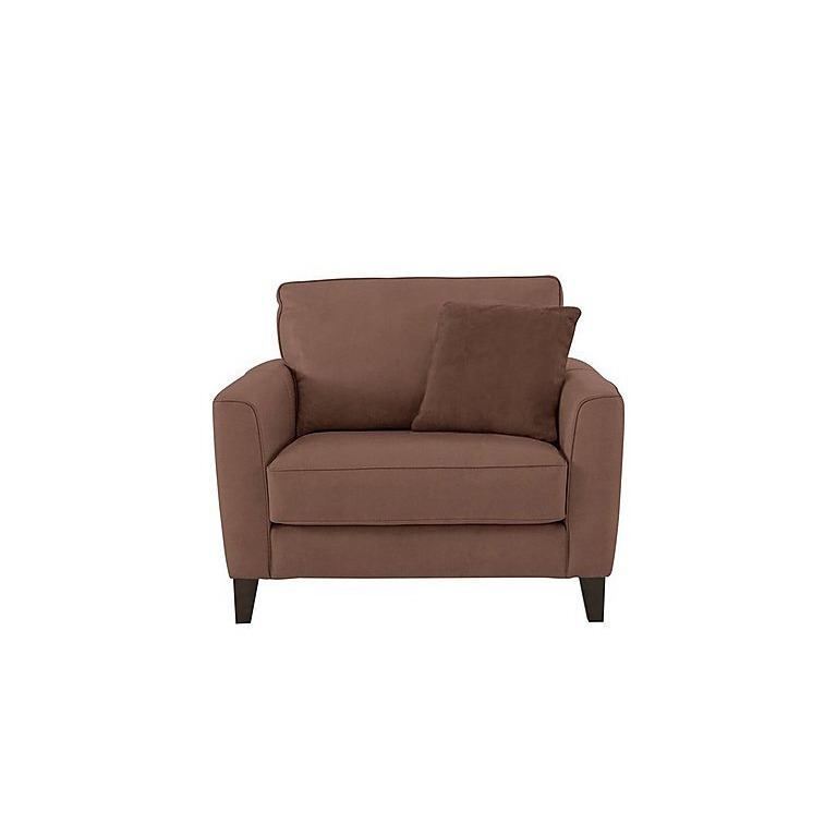 Brondby Fabric Cuddle Chair - Hazelnut