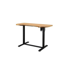 Clarke Height-Adjustable Desk - Oak