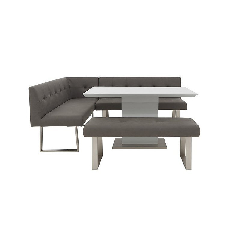 Park Avenue Dining Table, Left-Hand Facing Corner Bench and Standard Bench Set