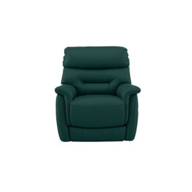 Chicago NC Leather Power Recliner Armchair - NC Lake Green