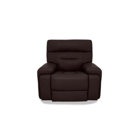 Cinemax Leather Chair - Burgundy