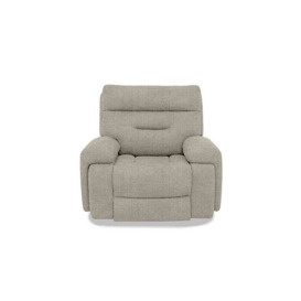 Cinemax Fabric Chair with Power Recliner - Halifax Sand