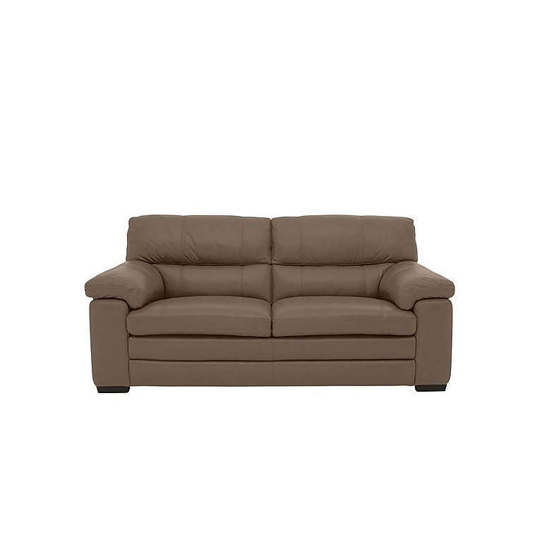 Cozee 2 Seater Pure Premium Leather Sofa - Fawn