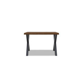 Bodahl - Compact Terra Raw Edge Bar Table with X-Shaped Legs - 140-cm - Desert