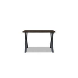 Bodahl - Compact Terra Raw Edge Bar Table with X-Shaped Legs - 160-cm - Smoked