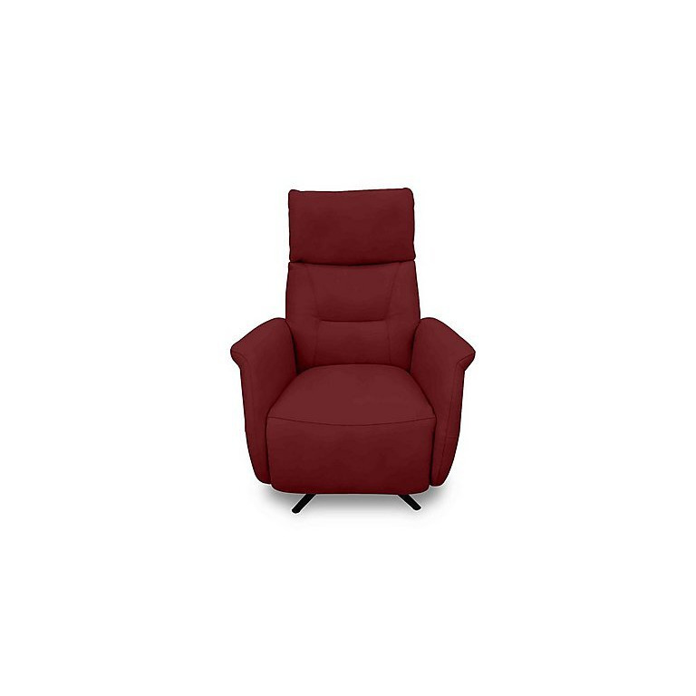 Designer Chair Collection Dusseldorf Fabric Power Recliner Swivel Chair - Burgundy