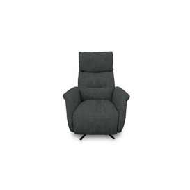 Designer Chair Collection Dusseldorf Fabric Power Recliner Swivel Chair - Charcoal