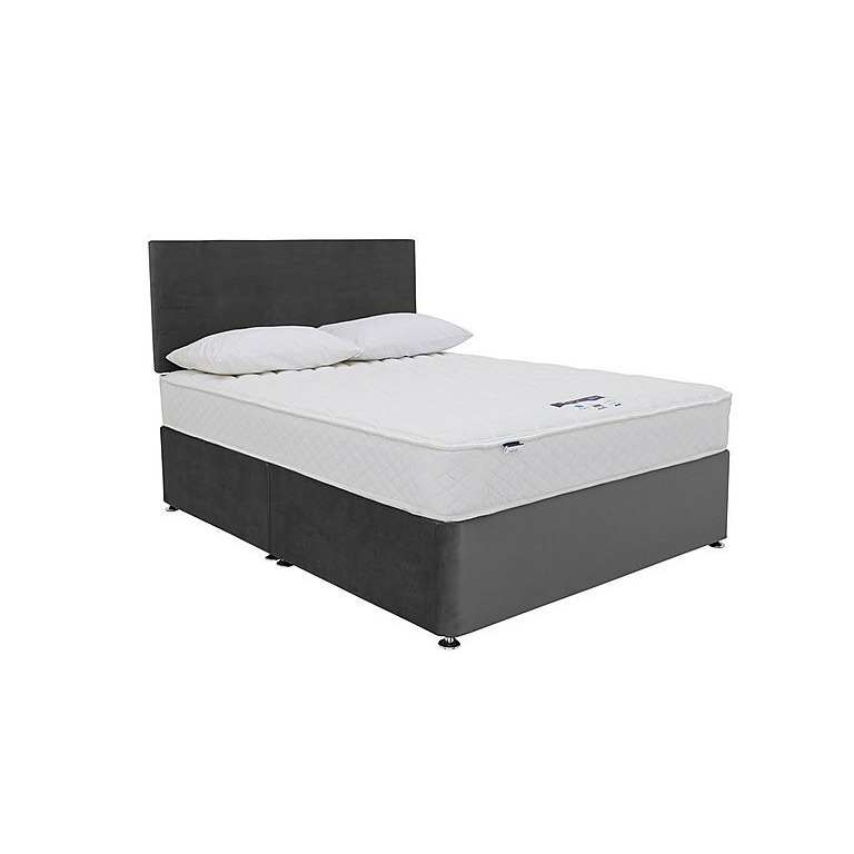 Silentnight - Eco Firm Divan Set with Continental Drawers - Double - Luxury Charcoal