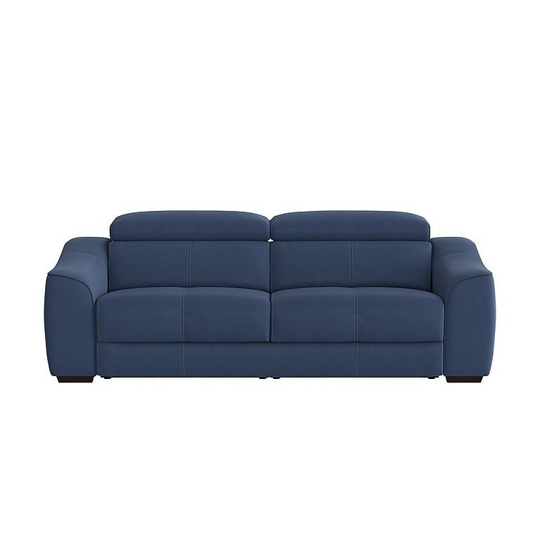 Elixir 3 Seater Fabric Sofa Bed - Blue