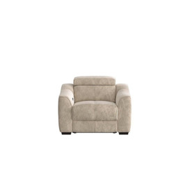 Elixir Fabric Manual Recliner Armchair - Cream