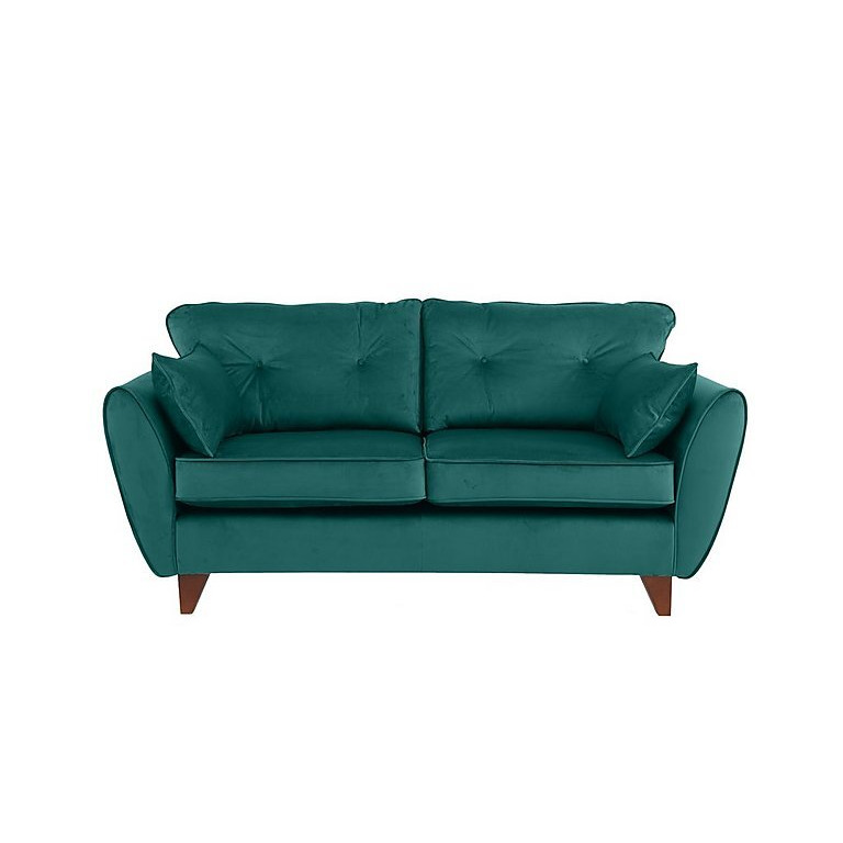 Felix 3 Seater Fabric Sofa - Teal
