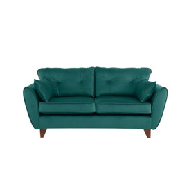 Felix 3 Seater Fabric Sofa - Teal
