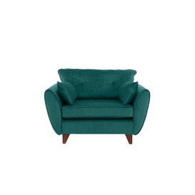 Felix Fabric Cuddle Chair - Teal