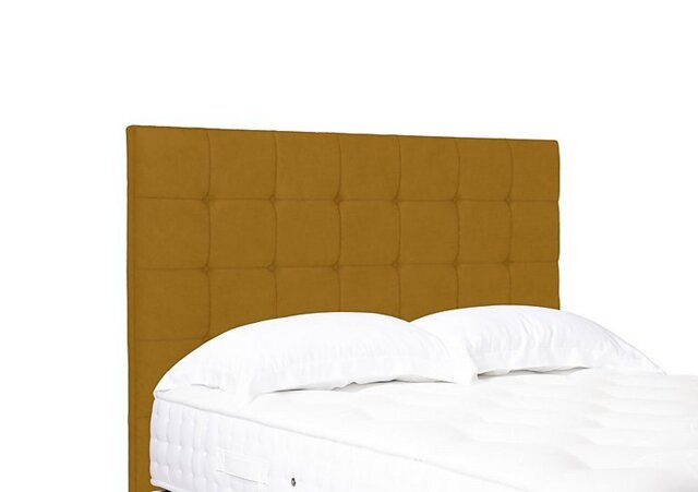 Artisan Collection Kaito High Floor Standing Headboard - Single - Plush Corn