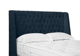 Artisan Collection Belgrave High Floor Standing Headboard - King Size - Granite Blue