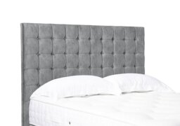 Artisan Collection Dot Medium Floor Standing Headboard - Super King - Daytona Silver