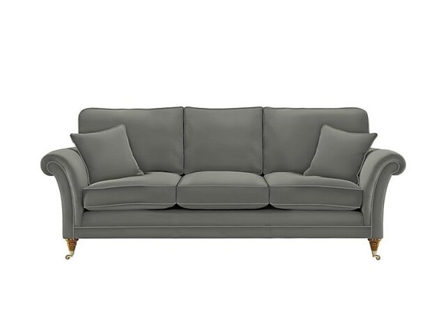 Parker Knoll - Burghley Grand Leather Sofa - Como Slate
