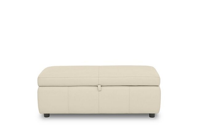 World of Leather - Stark 120cm NC Leather Blanket Box - NC Bisque - Bedroom Furniture - In Time for Christmas