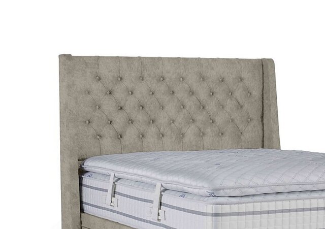 Sleepeezee - Pinnacle Floor Standing Headboard - Double - Joshua Latte