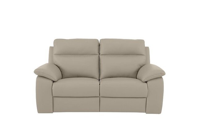 Nicoletti - Pepino 2 Seater Leather Power Recliner Sofa - Torello Tortora