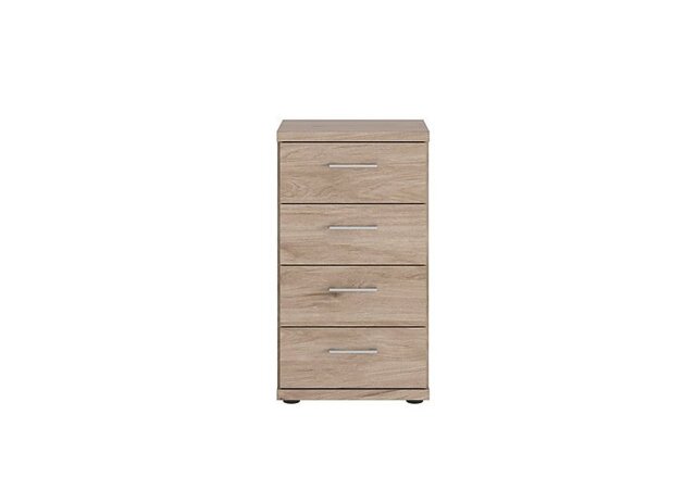 Wiemann - Oxford 4 Drawer Narrow Chest - Holm Oak