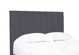Artisan Collection Axel High Floor Standing Headboard - Single - Seven Anthracite