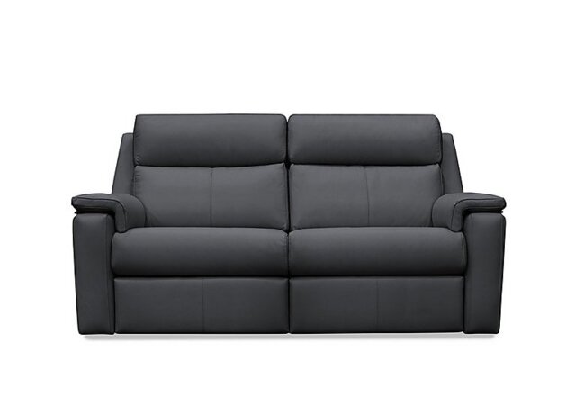 G Plan - Thornbury 3 Seater Leather Recliner Sofa with Headrests and Power Lumbar - Cambridge Petrol Blue