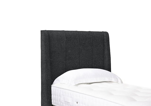 Artisan Collection Akira High Floor Standing Headboard - Small Double - Tweed Charcoal
