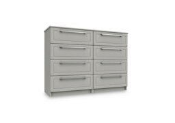 London Bedrooms - Bexley 8 Drawer Chest - Light Grey