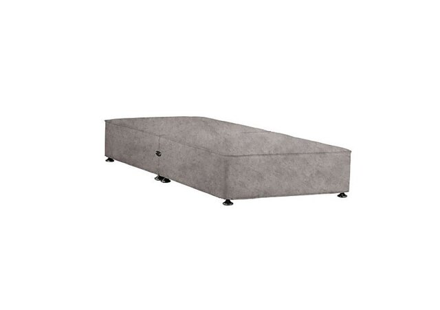 Sleepeezee - Shallow Divan Base - Single - Daytona Silver