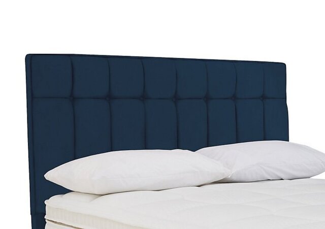 Sleepeezee - Beam Floor Standing Headboard - King Size - Plush Navy