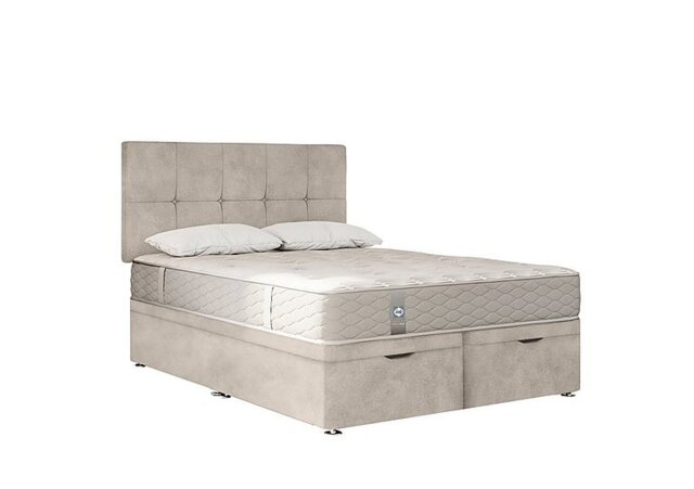 Sealy - Eaglesfield Ottoman Divan Set - Double - Velvet Dove