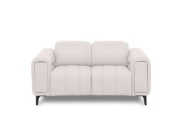 Elphaba Leather 2 Seater Power Recliner Sofa with Storage Arms - Cotton Cat - Sofas and Armchairs - In Time for Christmas