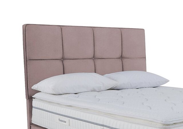 Sleepeezee - Dalmore Floor Standing Headboard - Small Double - Plush Light Pink