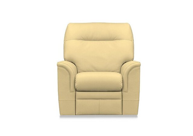 Parker Knoll - Hudson 23 Leather Power Recliner Chair with Power Headrest and Power Lumbar - Como Cream