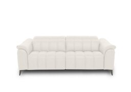Angelo Leather 3 Seater Sofa - White