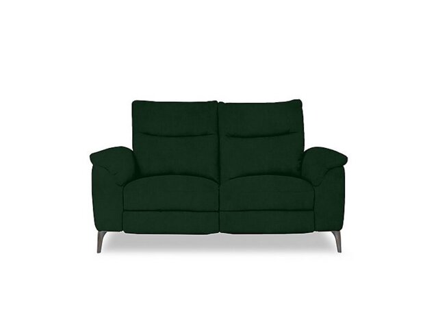 Morgan Fabric 2 Seater Power Recliner Sofa - Bottle Green
