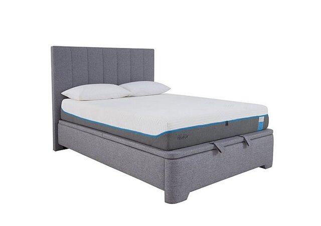 Aramis Ottoman Bedframe - Double - Marbella Grey - Bedroom Furniture - In Time for Christmas