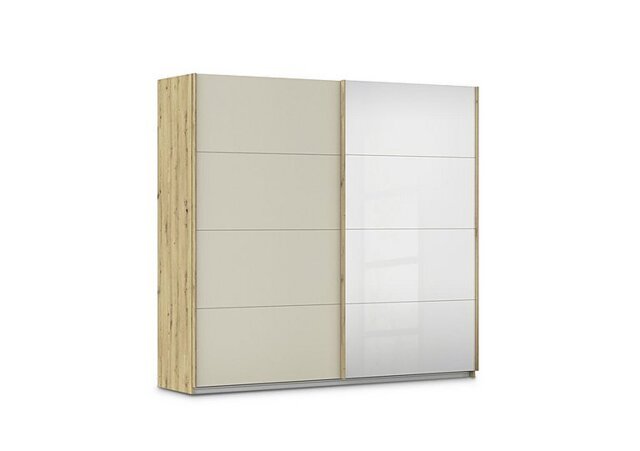 Rauch - Freja 226 cm 2 Door Sliding Decor Wardrobe With Mirror Door