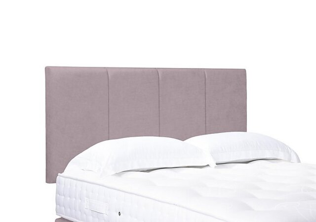 Artisan Collection Linear Standard Strutted Headboard - Super King - Plush Lilac