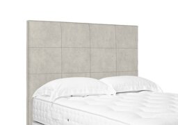 Artisan Collection Elwood High Floor Standing Headboard - King Size - Plush Ecru