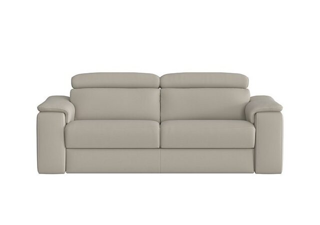 Nicoletti - Davide 3 Seater Leather Sofa - Torello Tortora