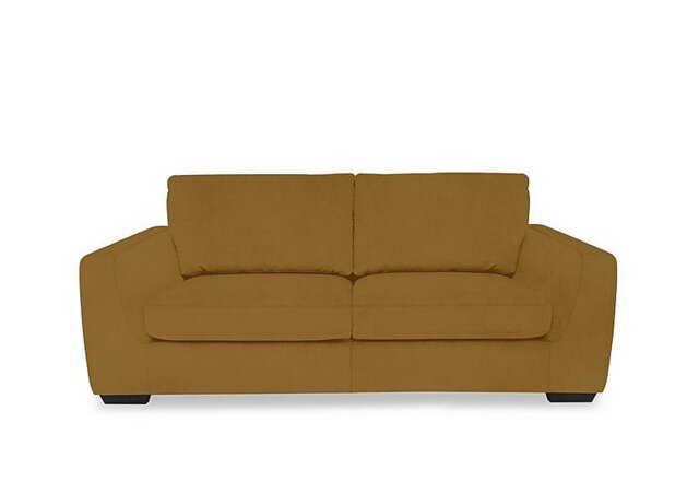 Dinky Fabric 3 Seater Sofa - Opulence Saffron