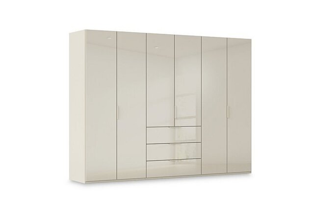Rauch - Haven 301cm 6 Door Combi Wardrobe with Glass Doors