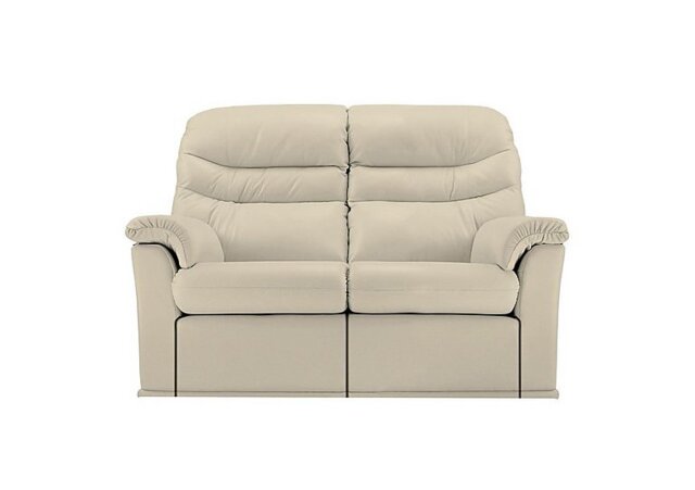 G Plan - Malvern 2 Seater Leather Sofa with Power Recliner - Cambridge Stone