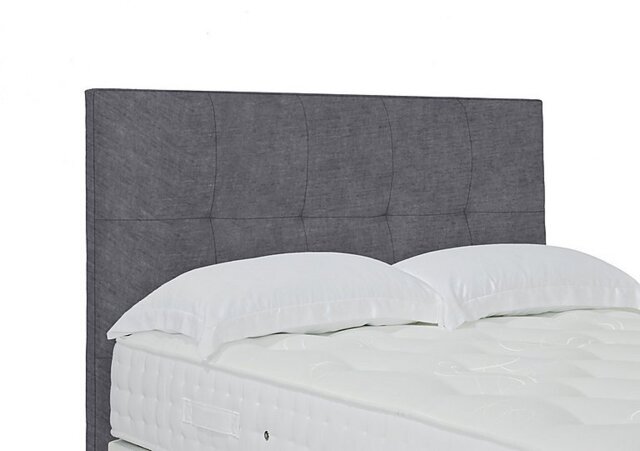 Artisan Collection Stratton Standard Floor Standing Headboard - Double - Aston Steel
